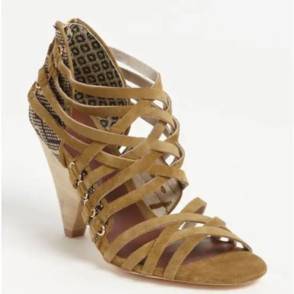 Matt Bernson Kellan suede strappy sandals 8
